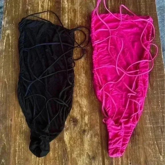 Fashion Nova strapy back bodysuit 2-pack - Picture 2 of 2